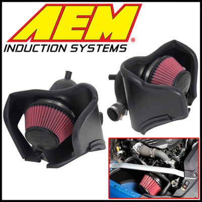 AEM Dryflow Cold Air Intake System fits 18-23 Kia Stinger 3.3L/19-25 Genesis G70