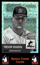 2022 Topps Chrome Platinum #190 Trevor Rogers Black and White Mini Diamond
