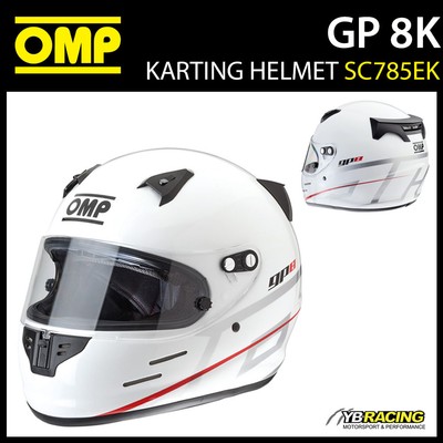 SC785EK OMP KART GP8 K Evo Casco Integrale GP 8 KART EVO approvata dalla  FIA | eBay