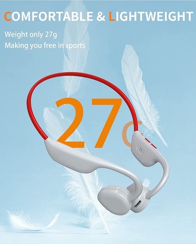 ANCwear Running Headphones with Native Voice Assistant, Wireless Bluetooth Sport - 第 6/9 張圖片