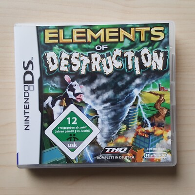 Elements of Destruction in OVP mit Anleitung Nintendo DS Spiel Boxed Game