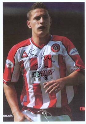Billy Sharp - Sheff Utd - Signed Picture - COA (27540)