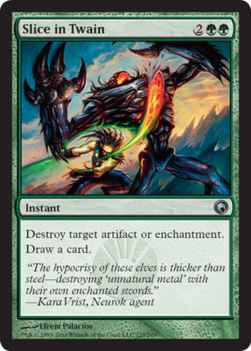 Slice in Twain X4 (Scars of Mirrodin (2010)) MTG (NM) *CCGHouse* Magic - Picture 1 of 1