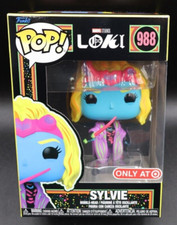 Funko POP! Loki Sylvie BlackLight Target Exclusive 988 W/ Protector Marvel