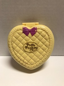 polly pocket yellow heart