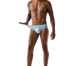 ZONBAILON Men's Underwear Ice Silk Seamless Comfortable Breathable Briefs