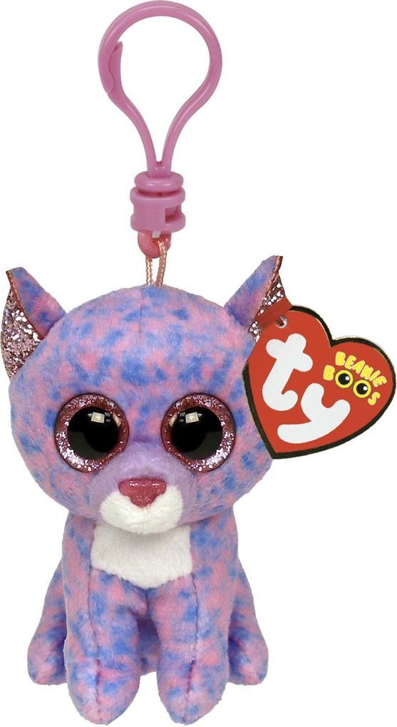 Ty - Beanie Boos - Anhänger - Cassidy Lavendel Katze