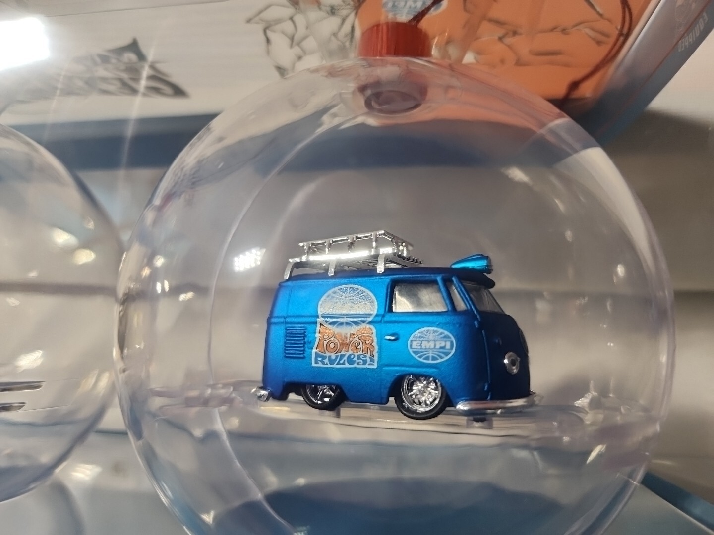 Volkswagen Vans DIE-CAST CHRISTMAS BALL 1960 VW DELIVERY VAN EMPI POWER 2 SET