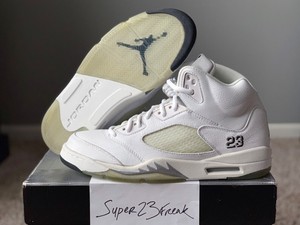 jordan 5 white metallic 2000