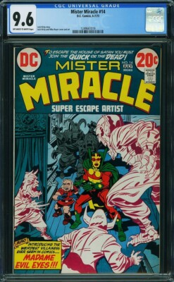 MISTER MIRACLE  #14   Awesome JACK KIRBY! NICE!   CGC 9.6    1249661019