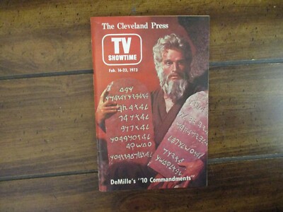 1973 Cleveland TV Mag(CHARLTON HESTON/JENNY SULLIVAN/DAVID O'BRIEN/CAROL CAMPBEL