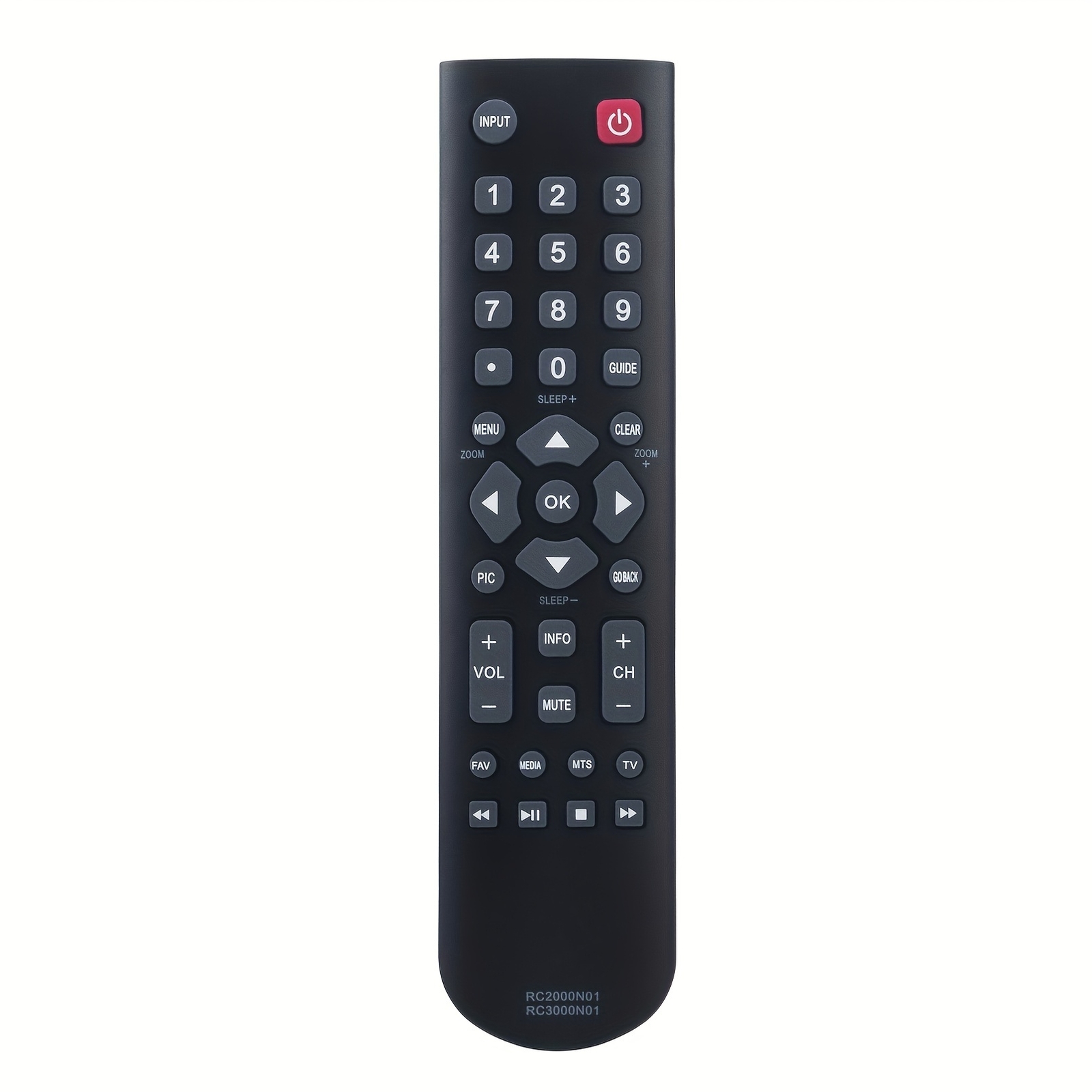 New RC2000N01 RC3000N01 Replace Remote For TCL LCD TV LE40FHDE3010 LE42FHDE5300
