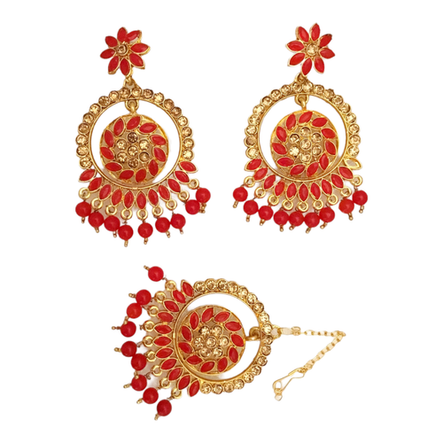 Ensemble De Bijoux De Mariée En Or Et Cristal Émeraude - Collier Et Boucles D'Oreilles Pendantes - Pour Bal, Soirée, Cérémonie
