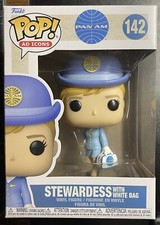 Funko Pop! Ad Icons Pan Am-Stewardess with White Bag Vinyl Figure #142