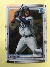 2020 Bowman Chrome Draft RONALDO HERNANDEZ Tampa Bay RAYS #BD-161