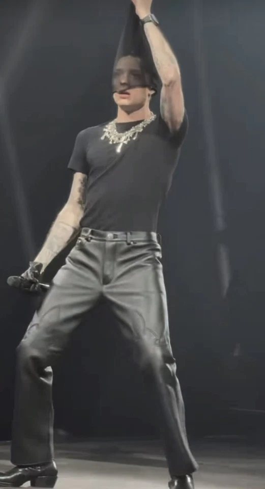 Peso Pluma Mask blank mesh balaclava Inglewood LA Concert 8.24.24 - Image 4 of 4