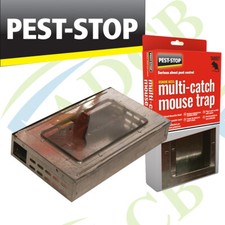 Pest Stop Multi-Catch Mouse Trap Humane Effective Safe No Poisons or Chemicals