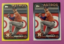Ryan Pressly 2024 Topps Yellow Border And Base