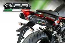 Aprilia Shiver 900 2017-2018 Terminali Scarico GPR Furore Nero Omologato Exhaust
