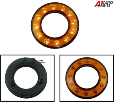 24V LED Amber Rear Tail Indicator Repeater Lights Outer Ring Truck Bus Lorry