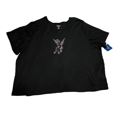NWT Disney Tinkerbell Black T-Shirt Size 5XL