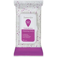 Summer's Eve, Simply Sensitive Cleansing Cloths 32 Ct - Unwanted Odor..