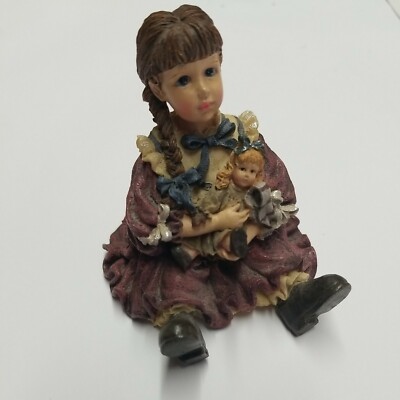 The Dollstone Collection Yesterdays Child 1995 ''Patricia w/ Molly'' Figurine#3501