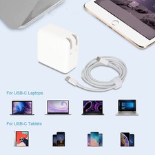 30W Type-C Power Adapter Power Charger for Apple Macbook Air Pro Laptop US A B9
