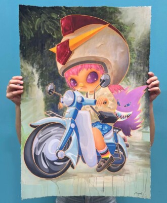 RYOL (aka Ryo Laksamana)''Motorbike Vibes'' Print 2022