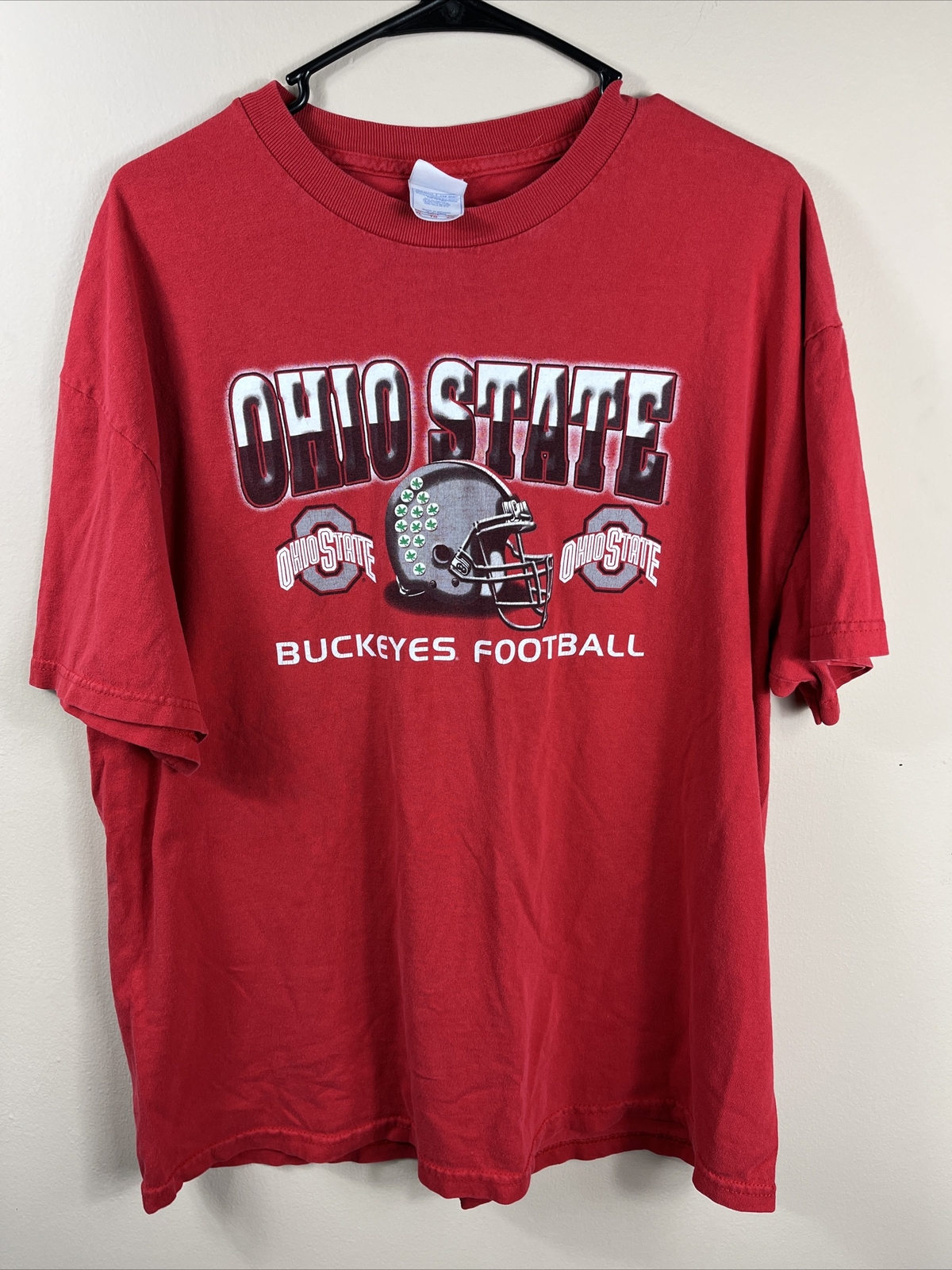 Ohio State Buckeyes T-shirt FootBall XL OSU Helmet Logo Tennessee River