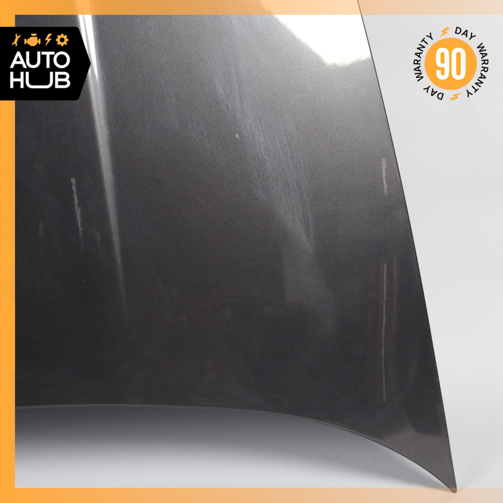 03-13 Maserati Quattroporte M139 Hood Bonnet Cover Panel Assembly Gray OEM