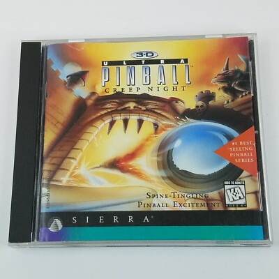 Sierra Attractions 3D ULTRA Pinball Creep Night CD-ROM PC 1996