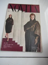 Novita Fashion Magazine Inaugural Issue of Italian Vogue NOV 1961 RARE ONLY 1 NM