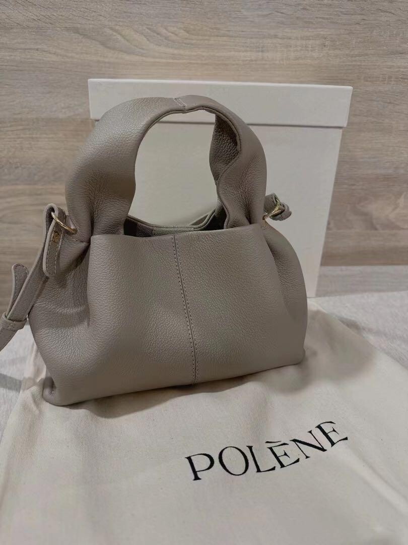 POLENE Numero Neuf Mini 2WAY Shoulder Crossbody Bag Gray POLENE Numero Neuf Mini 2WAY Shoulder Crossbody Bag Gray