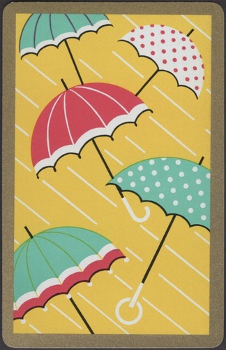 de juego 1 antigua de colección sobre paraguas * Imagen artística B | eBay