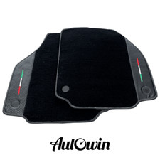 AutoWin Marken Fußmatten für Ferrari 458 GT2 (2012-2015) Carbon Leder