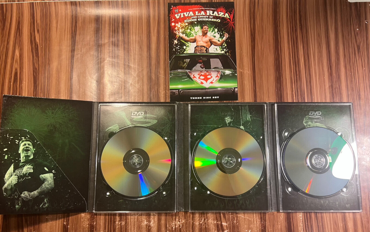 WWE Viva La Raza The Legacy Of Eddie Guerrero DVD 2008 3-Disc Set