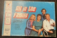 Vintage ALL IN THE FAMILY television game, Milton Bradley, 1972, complete