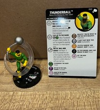 HEROCLIX THE MIGHTY THOR SET - 060 THUNDERBALL FIGURE w/ CARD - SUPER RARE