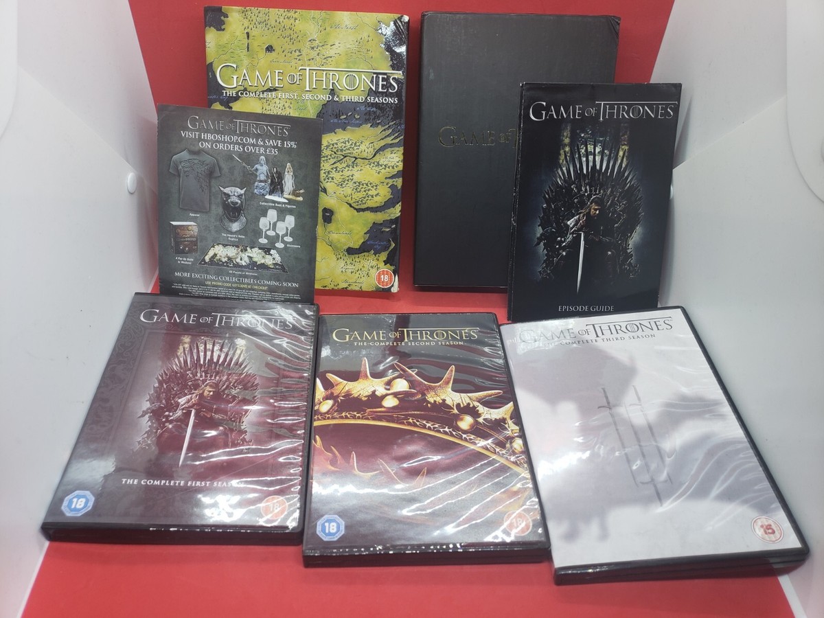 Game of Thrones : LOT The Complete 1st, complete 2nd, and