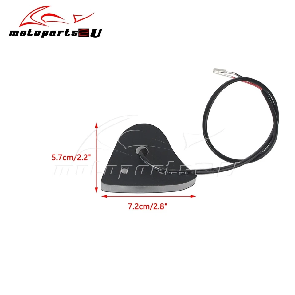 For Yamaha YZF R1/R1S/R1M LED Amber Turn Signal Mirror Block Off Plate 2015-2019 - Imagem 2 de 4