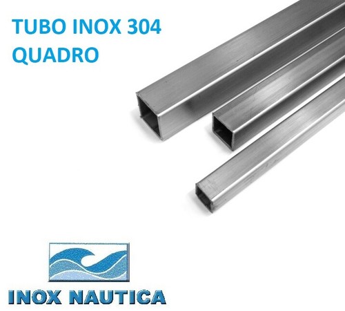 Tubo Quadro In Acciaio Inox AISI 304 - EU - 10x10x1 Mm - Foto 11