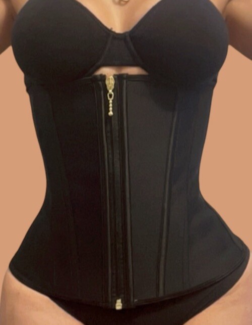 Corset Waist Clincher For Women Zipper Waist Trainer Shapewear Size S(B2)-image