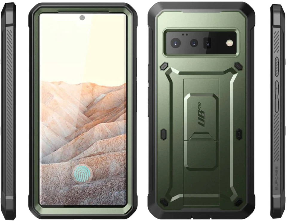 For Google Pixel 6 Pro, SUPCASE Rugged Shell 360 Case w/ Screen Protector Cover - Image 3 of 4