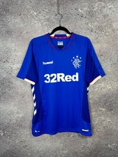 Vintage Rangers FC 2018/19 Hummel Soccer Jersey Medium