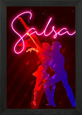 Salsa gerahmtes Wandbild Poster Leinwanddruck Bild