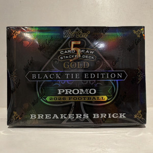 Wild Card 5 Card Stacked Deck Gold Black Tie Breakers Brick 2026 + 17 Packs 