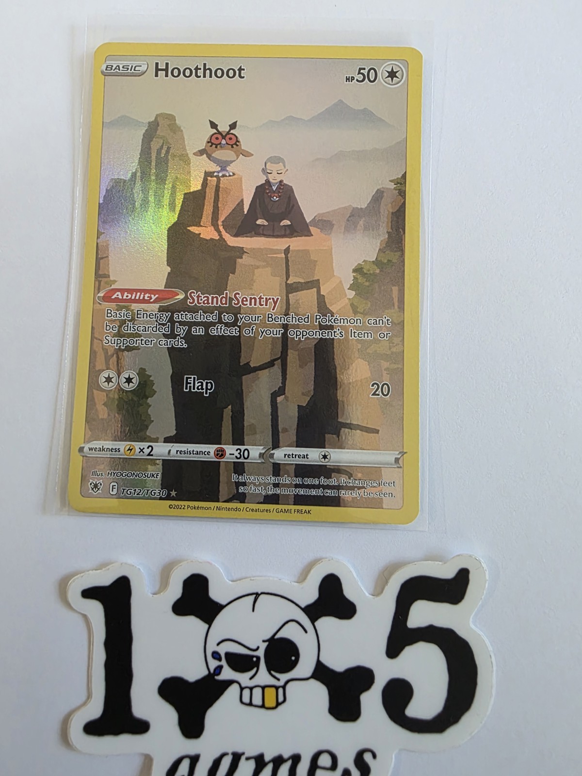 Hoothoot TG12/TG30 Swsh10: Astral Radiance Trainer Gallery Holo NM Pack Fresh!!