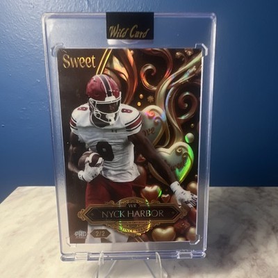   Wild Card Sweet Nyck Harbor Rookie Serial Numbered 2/2 Football 2023  