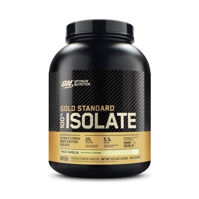 Protein Powder Whey Isolate 100% Gold Standard Rich Vanilla 2.91lb Optimum